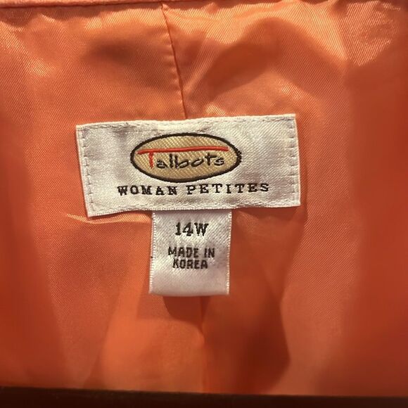 Talbots blazer size 14w fully lined - Picture 2 of 4